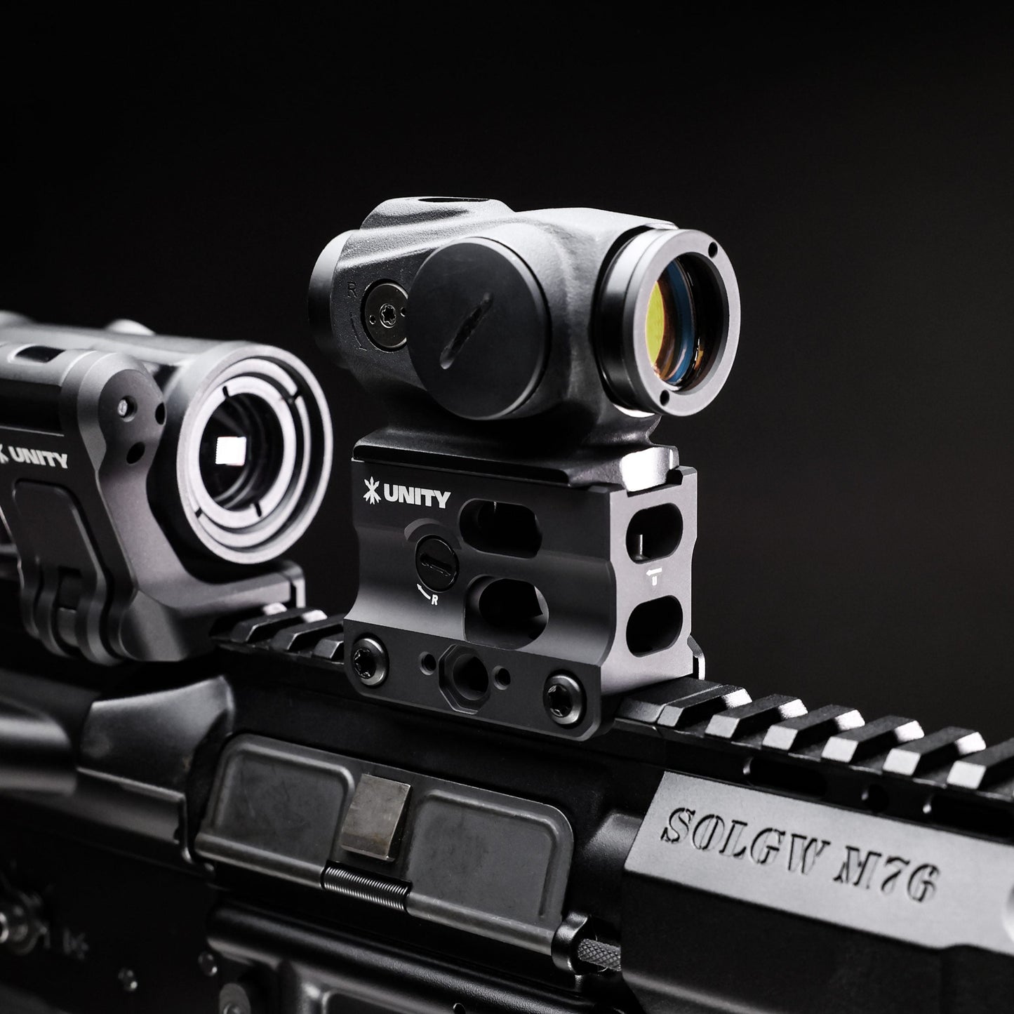 UNITY Tactical FAST Micro-SB - 2.26" Height Mount w/ Integrated BUIS & Standard Clamp