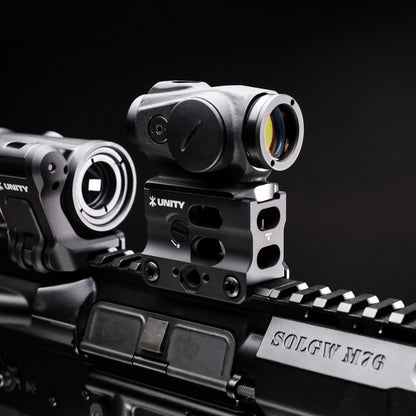 UNITY Tactical FAST Micro-SB - 2.26" Height Mount w/ Integrated BUIS & Standard Clamp