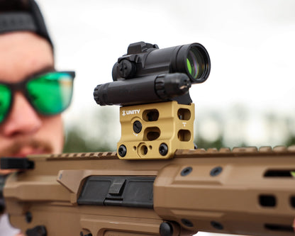 UNITY Tactical FAST Micro-SB - 2.26" Height Mount w/ Integrated BUIS & Standard Clamp