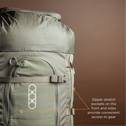 Eberlestock Brooks 3500 - Lightweight w/ Hydration Bladder Sleeve & Zippered Front Pockets