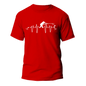 Fishing Heart Beat Man T-Shirt