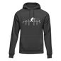 Fishing Heart Beat Unisex Hoodie