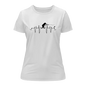 Fishing Heart Beat T-Shirt for Women