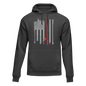 Fishing Rod American Flag Unisex Hoodie