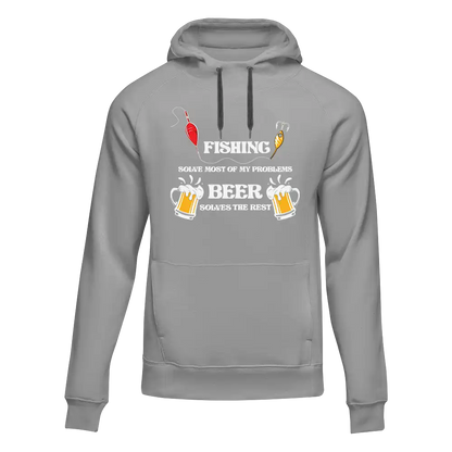 Fishing Solves All My Problem Unisex Hoodie