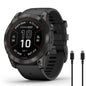 Garmin Fenix 7X Pro Solar Sapphire - Solar Powered Smartwatch w/ GPS & ECG