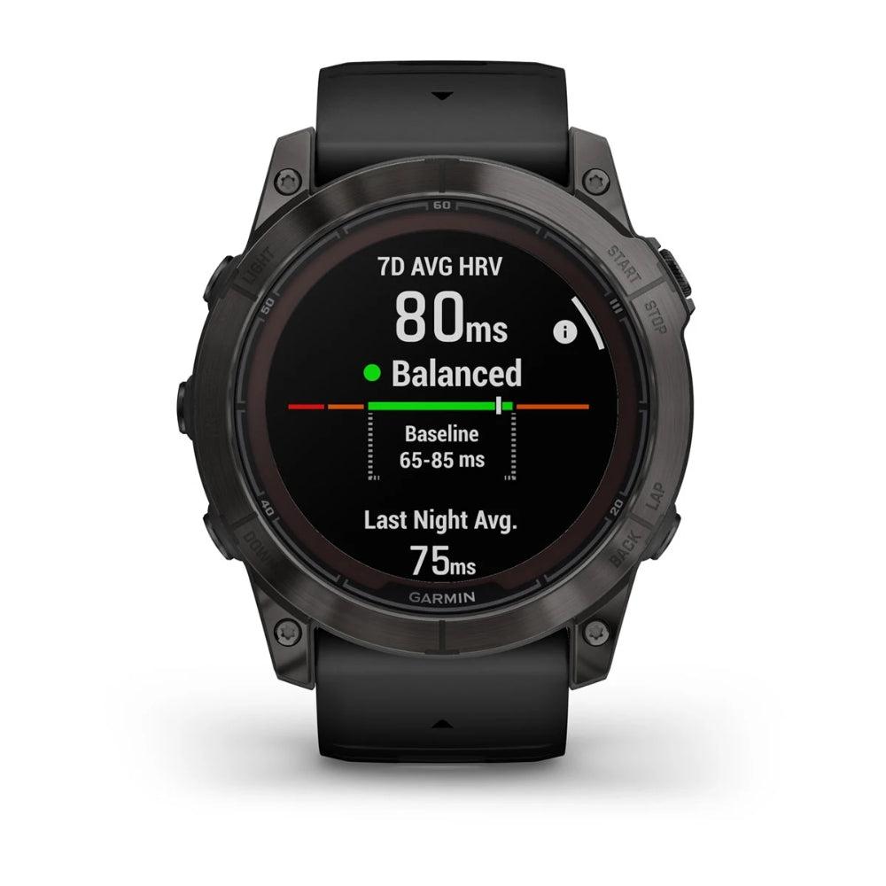 Garmin Fenix 7X Pro Solar Sapphire - Solar Powered Smartwatch w/ GPS & ECG