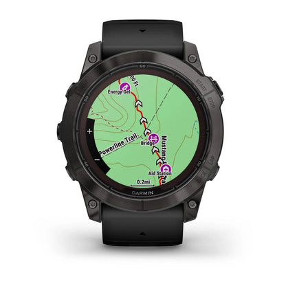 Garmin Fenix 7X Pro Solar Sapphire - Solar Powered Smartwatch w/ GPS & ECG