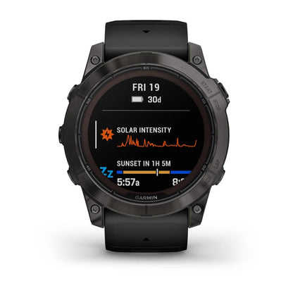 Garmin Fenix 7X Pro Solar Sapphire - Solar Powered Smartwatch w/ GPS & ECG