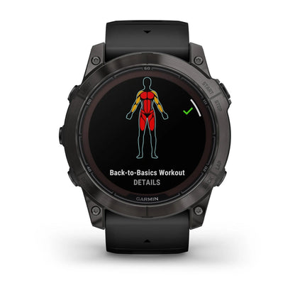 Garmin Fenix 7X Pro Solar Sapphire - Solar Powered Smartwatch w/ GPS & ECG