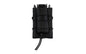 High Speed Gear Double Decker TACO -  Dual Magazine Pouch -  Molle -  Fits (1) Rifle Magazine and (1) Pistol Magazine -  Hybrid Kydex and Nylon -  Black