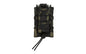 High Speed Gear Double Decker TACO -  Dual Magazine Pouch -  Molle -  Fits (1) Rifle Magazine and (1) Pistol Magazine -  Hybrid Kydex and Nylon -  Black