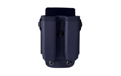 High Speed Gear Uniform Line -  Twin Mag Pouch -  Size 1 -  Black -  Fits MOLLE or Belt -  Kydex -  Universal Clip Mount