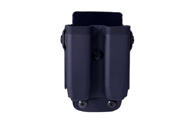 High Speed Gear Uniform Line -  Twin Mag Pouch -  Size 2 -  Black -  Fits MOLLE or Belt -  Kydex -  Universal Clip Mount