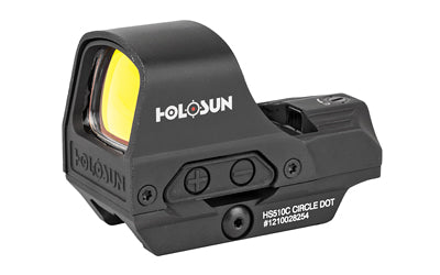 Holosun Technologies Open Reflex -  2 MOA Dot or 2 MOA Dot with 65 MOA Circle -  Solar with Internal Battery -  Quick Release Mount -  AR Riser -  Protective Hood -  Black Finish