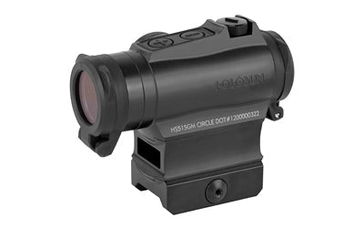 Holosun Technologies Micro Red Dot -  2 MOA Dot with 65 MOA Circle or 2 MOA Dot -  QD Mount -  Removeable/Rotating Flip Lens Caps -  Side Battery -  Black