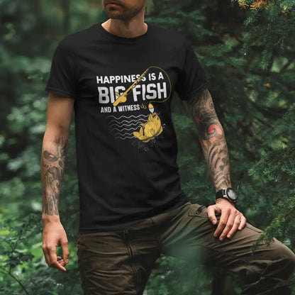 Happiness Is A Big Fish Man T-Shirt