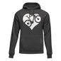 Heart Bike Adult Fleece Hoodie