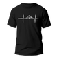 Mountain Hiking Heartbeat Unisex T-Shirt