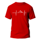 Mountain Hiking Heartbeat Unisex T-Shirt