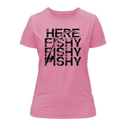 Here Fishy Fishy T-Shirt for Women