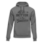 Hiking Life Is Better In The Mountains Adult Fleece Hoodie