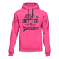 Hiking Life Is Better In The Mountains Adult Fleece Hoodie
