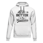 Hiking Life Is Better In The Mountains Adult Fleece Hoodie
