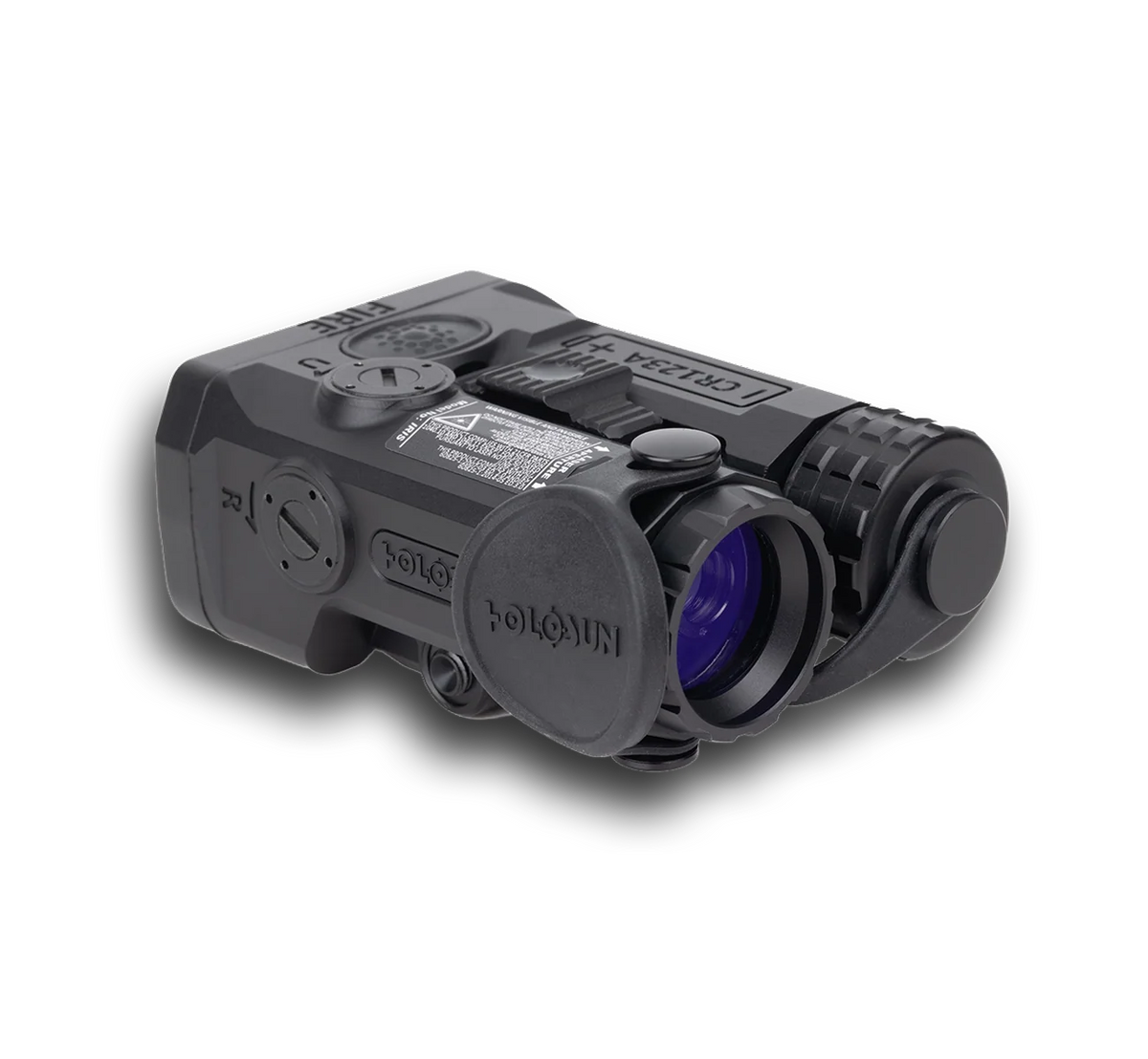 Holosun Technologies IRIS 3 -  Triple Function -  Rifle Illuminator & Laser/Infrared System -  Green/IR Laser -  IR Illuminator -  Fits Picatinny -  Remote Dual Activated Button -  Anodized Finish -  Black