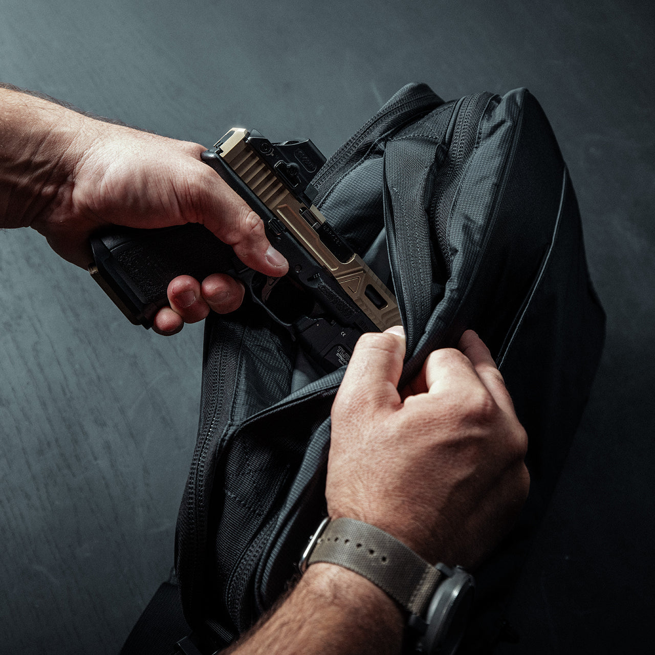 Eberlestock Fade Brief - Laptop Sleeve & Hidden CCW Pocket