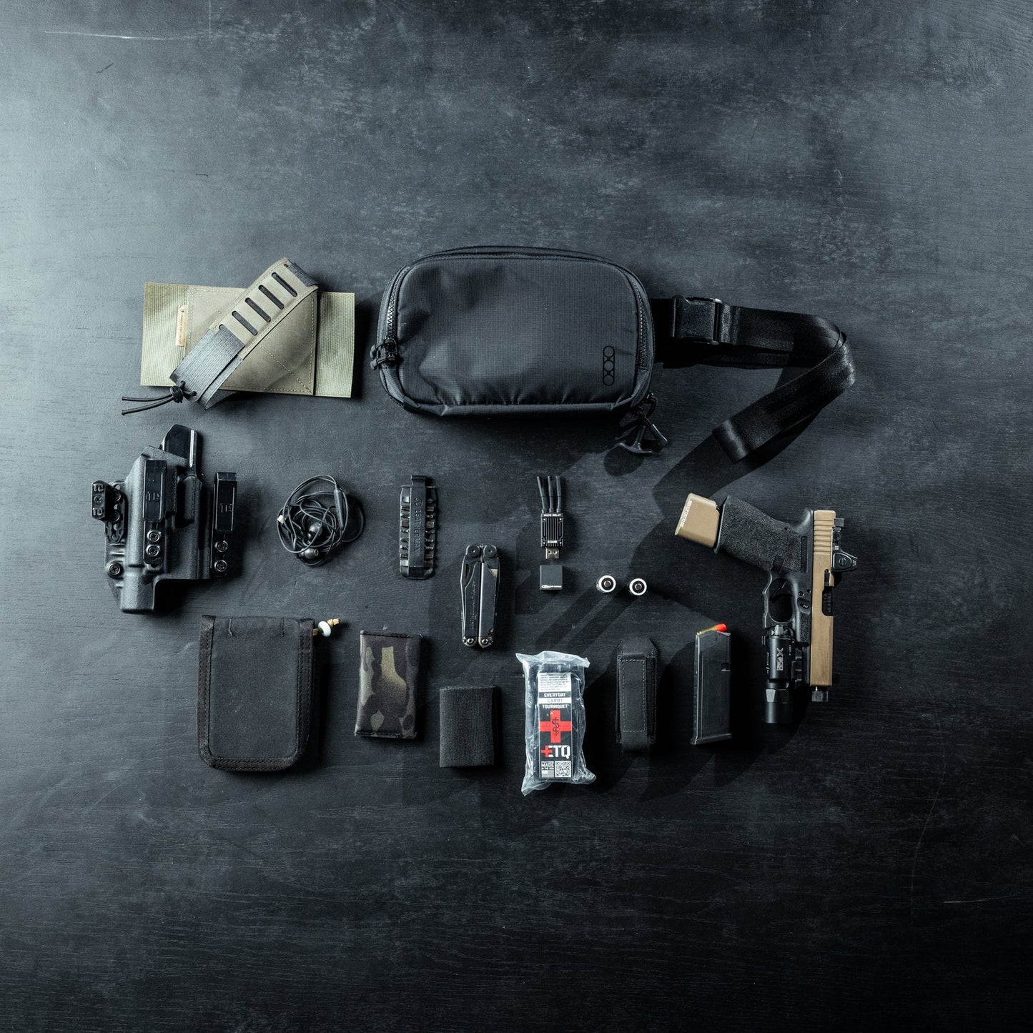 Eberlestock Fade Flex - w/ CCW Pocket & Fits Most Full Size Pistols w/ Lights & Optics