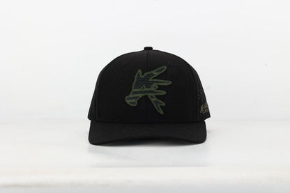 American Antler BLACK Stars and Bars Performance Snapback Hat