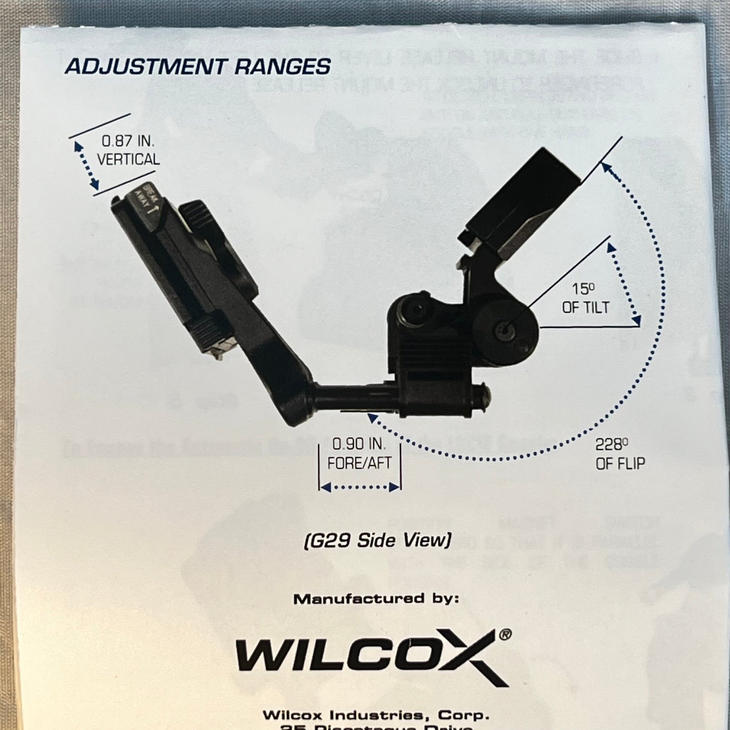 Wilcox G29 - Breakaway Mount/Magnet