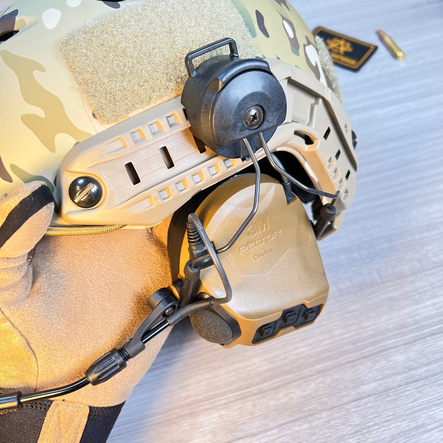 3M Peltor P3ADG47-F SV/2: Mounting for ComTac VII & VIII - Left & Right Side Attachments