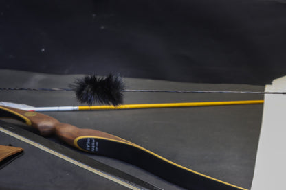 Rabbit Fur Bow String Silencers - Black
