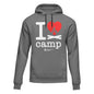 I Love Camp Adult Fleece Hoodie
