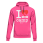 I Love Camp Adult Fleece Hoodie