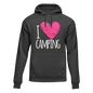 I Love Camping Adult Fleece Hoodie