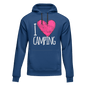 I Love Camping Adult Fleece Hoodie
