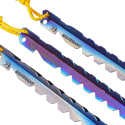 SilverAnt | Y-Shape Tent Stakes | Large | 6-Pack | Titanium