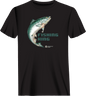 Fishing Pixelated Man T-Shirt