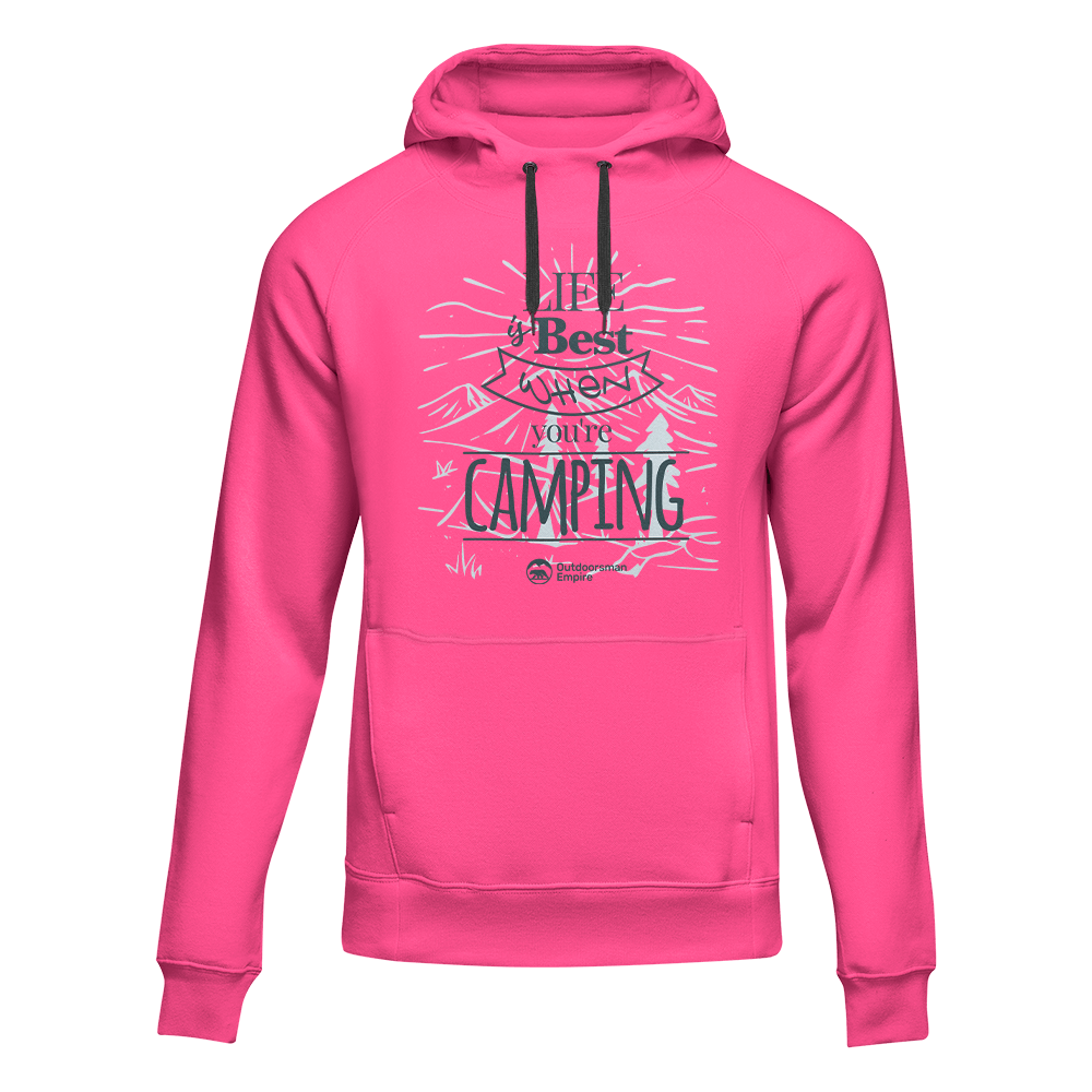 Life Is Best Adult Fleece Hoodie