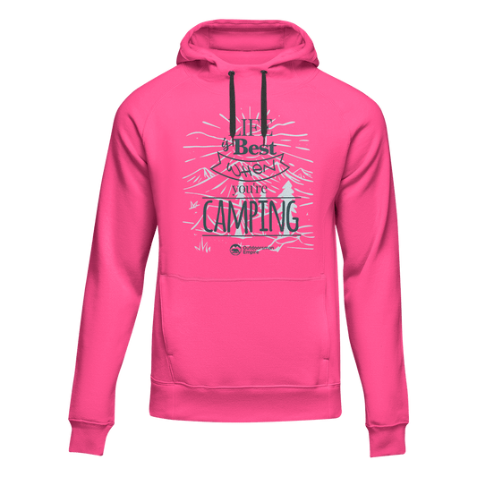 Life Is Best Adult Fleece Hoodie