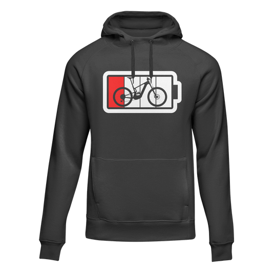 Low Battery Adult Fleece Hoodie