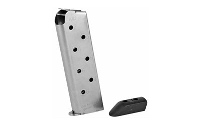 CMC Products Match Grade Magazine -  45ACP -  7 Rounds -  Fits Officer Size 1911 -  Includes Polymer Base Pad -  Stainless