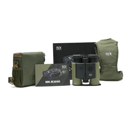 RIX MK-R3000 - Ballistic Rangefinder with Built-In Weather & 1.8mi Range