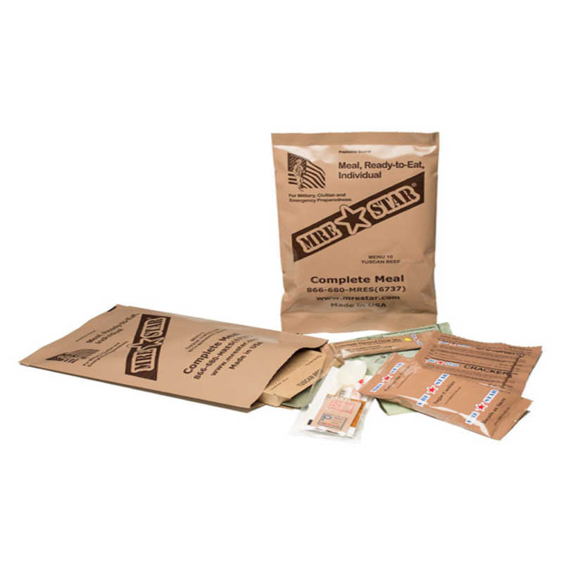 MRE Star | 12 MRE Full Case | Heaters | No Gluten