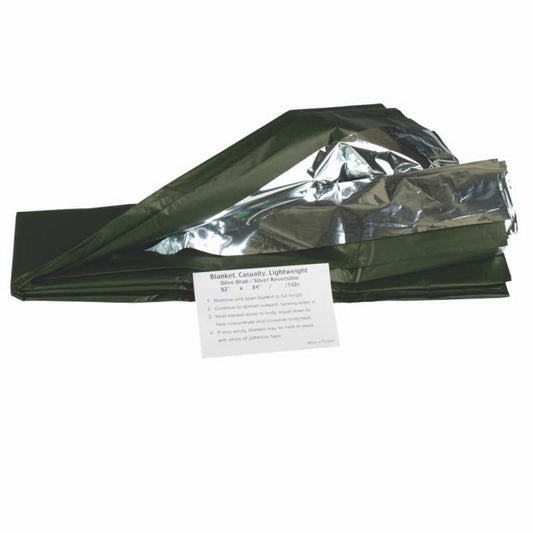Mil-Tec | Survival Blanket | OD Green / Silver