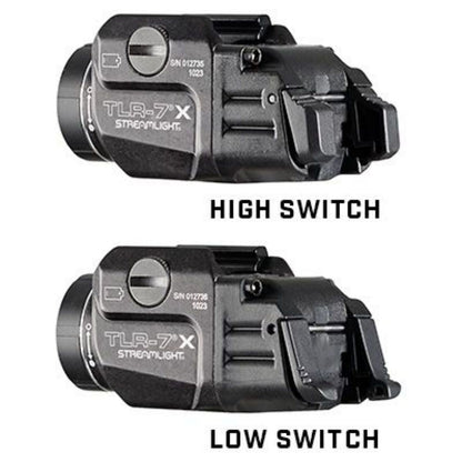 Streamlight TLR-7X - Compact 500 Lumens pistol light w/ Rechargeable Battery 