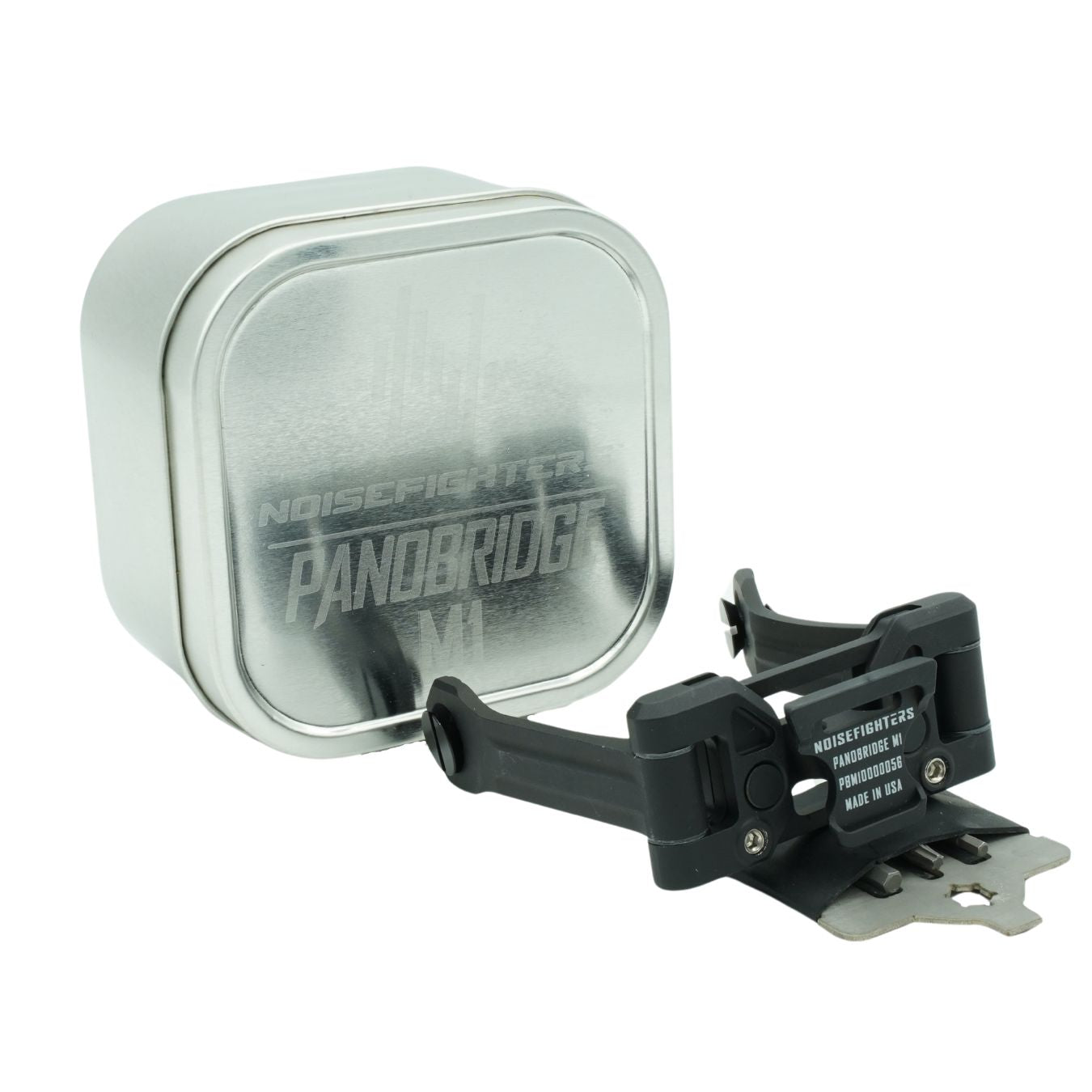 Noisefighters Panobridge M1 - Lightweight Dual NVG Mount - For Dovetail-Style Mounts